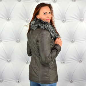 Kurtka ramoneska MISS SOFTY model 163 BIG rozm. 44-50