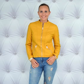 Kurtka ramoneska MISS SOFTY model 100 rozm. S-2XL