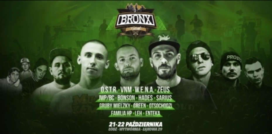 Bronx Hip-Hop Festival w Łodzi - zagrają O.S.T.R., VNM, W.E.N.A., Zeus i inni