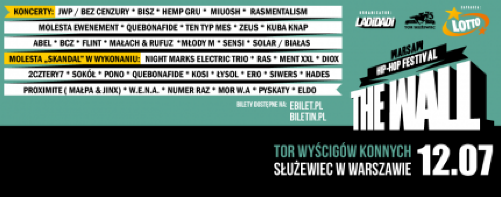 2cztery7 i Night Marks Electric Trio coverują Molestę - The Wall Warsaw Hip-Hop Festival już w tę sobotę!