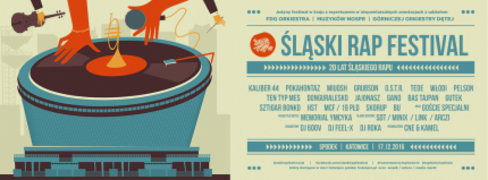 Śląski Rap Festival 2016 - na scenie Kaliber 44, Pokahontaz, Miuosh, Grubson, O.S.T.R. i inni