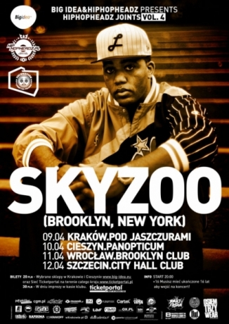 Skyzoo (Brooklyn, NY) @Kraków, Klub Pod Jaszczurami