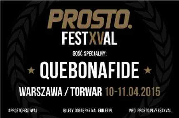 Quebonafide gościem specjalnym na Prosto FestXValu!