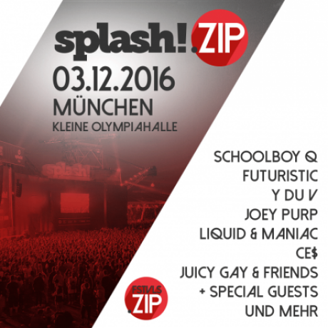 splash!.zip: Schoolboy Q, Futuristic, Joey Purp i inni w grudniu w Monachium!