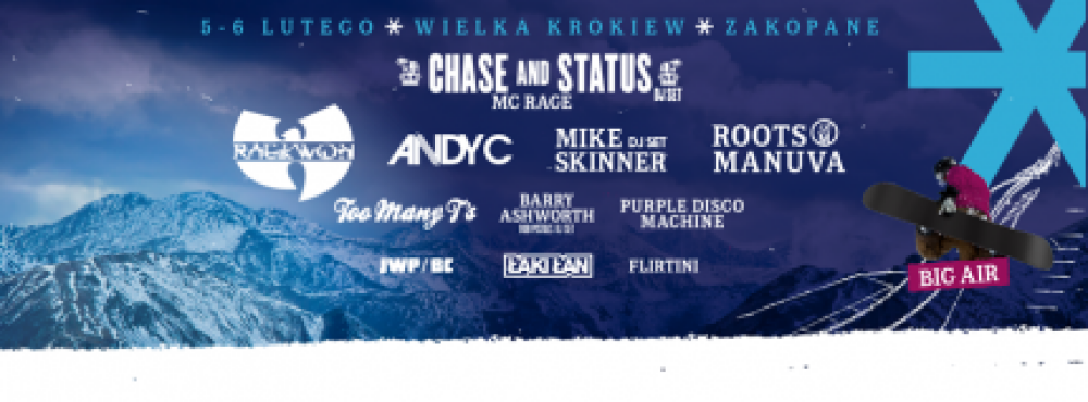 SnowFest 2016 - Raekwon, Mike Skinner, Roots Manuva w Polsce!