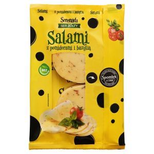 YELLOW CHEESE SALAMI W/ TOMATOES & BASIL - SLICED