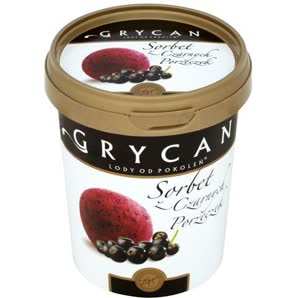 Ice cream sorbet – black currant